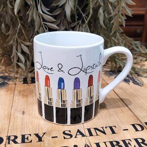 LOVE & LIPSTICK Coffee Mug Alison White